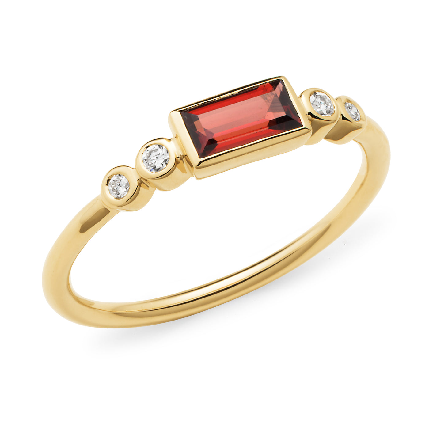 9 Carat Yellow Gold Natural Garnet And Diamond Dress Ring | HENRI POST JEWELLERS Henri Post Jewellers 9 Carat Yellow Gold Natural Garnet And Diamond Dress Ring | HENRI POST JEWELLERS Henri Post Jewellers
