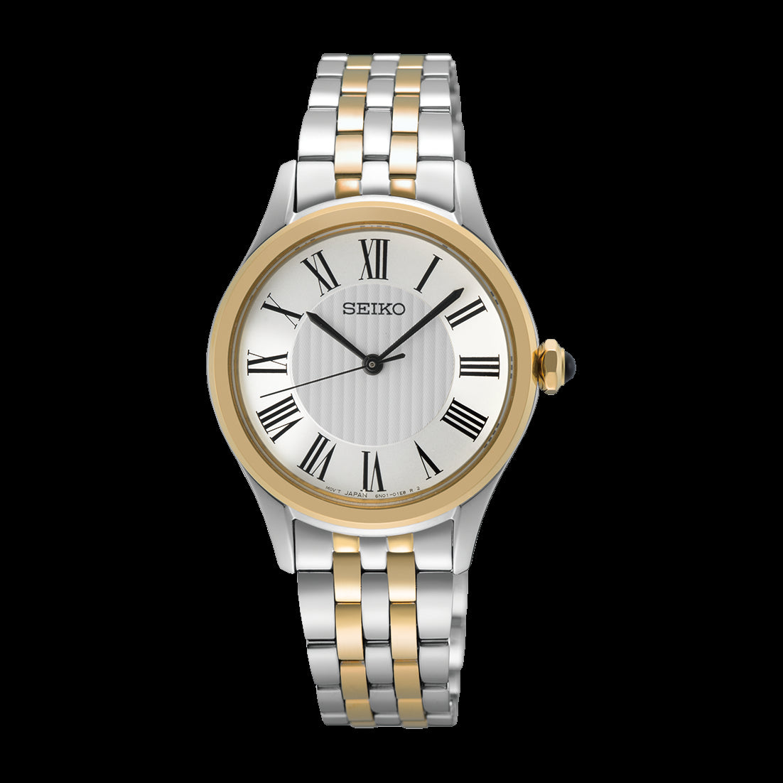Ladies Stainless Steel 2 Tone Seiko Dress Watch
