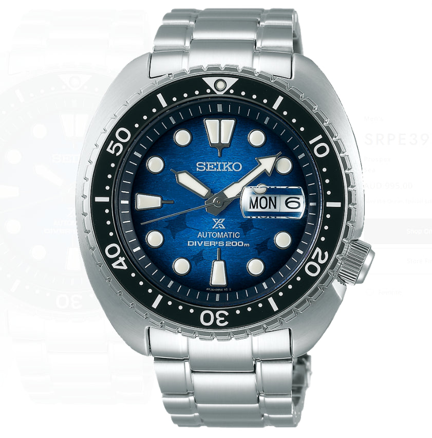 Men's Stainless Steel Special Edition Seiko Prospex 200M Divers Watch