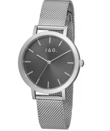 Ladies Stainless Steel JAG Watch On Stainless Steel Mesh Band