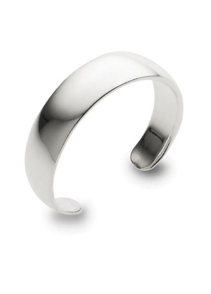 Sterling silver plain band toe ring