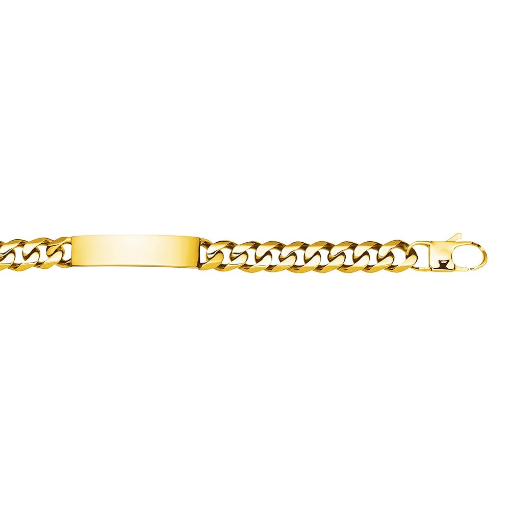 Gold Plated Stainless Steel Men's I.D. Bracelet