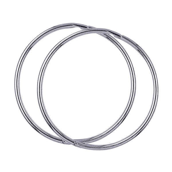 Sterling silver 20mm jumbo plain sleeper