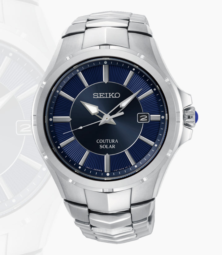 Men's Stainless Steel SEIKO Coutura Watch