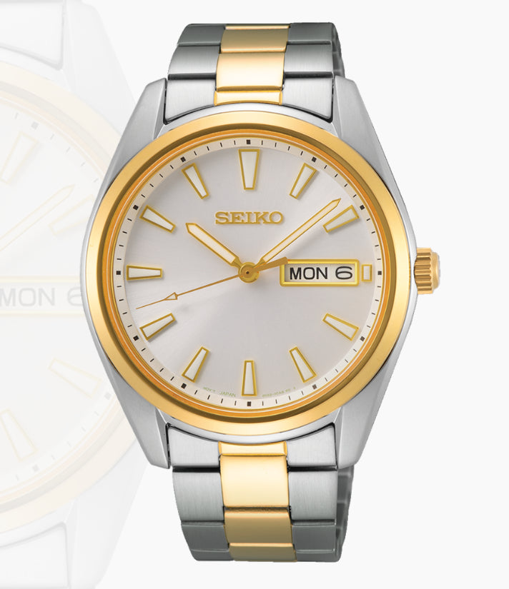 Gents Two Tone SEIKO Day/Date Watch
