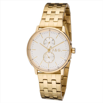 Gents Stainless Steel Gold Plated JAG Watch
