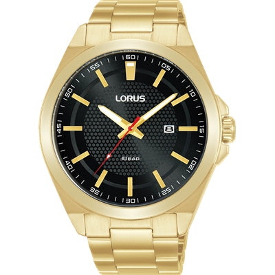 Men's Gold Plated 100m LORUS Watch