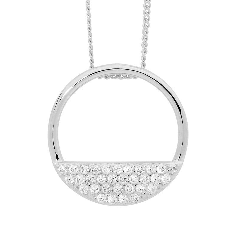 Sterling Silver Open Circle Pendant